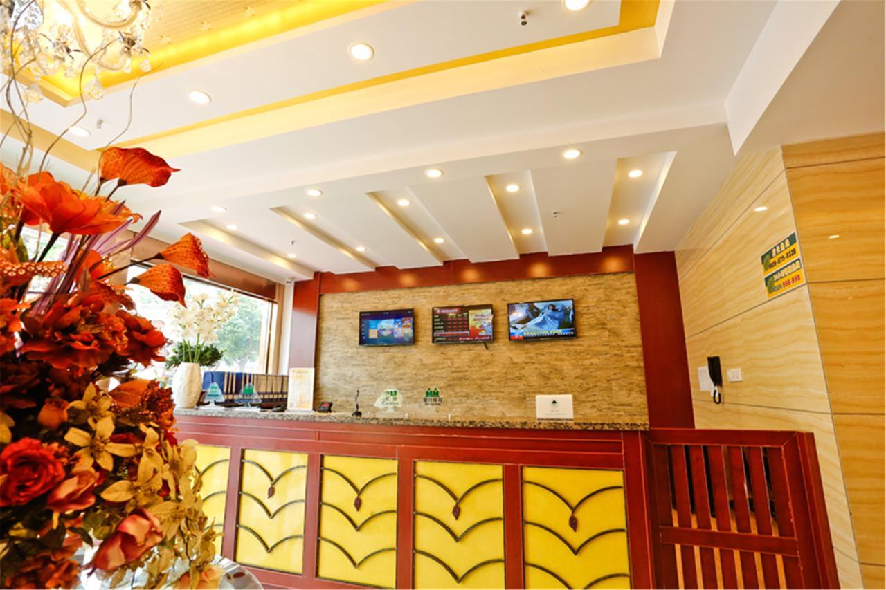 Greentree Inn Zhejiang Taizhou Tiantai Bus Station Express Hotel מראה חיצוני תמונה